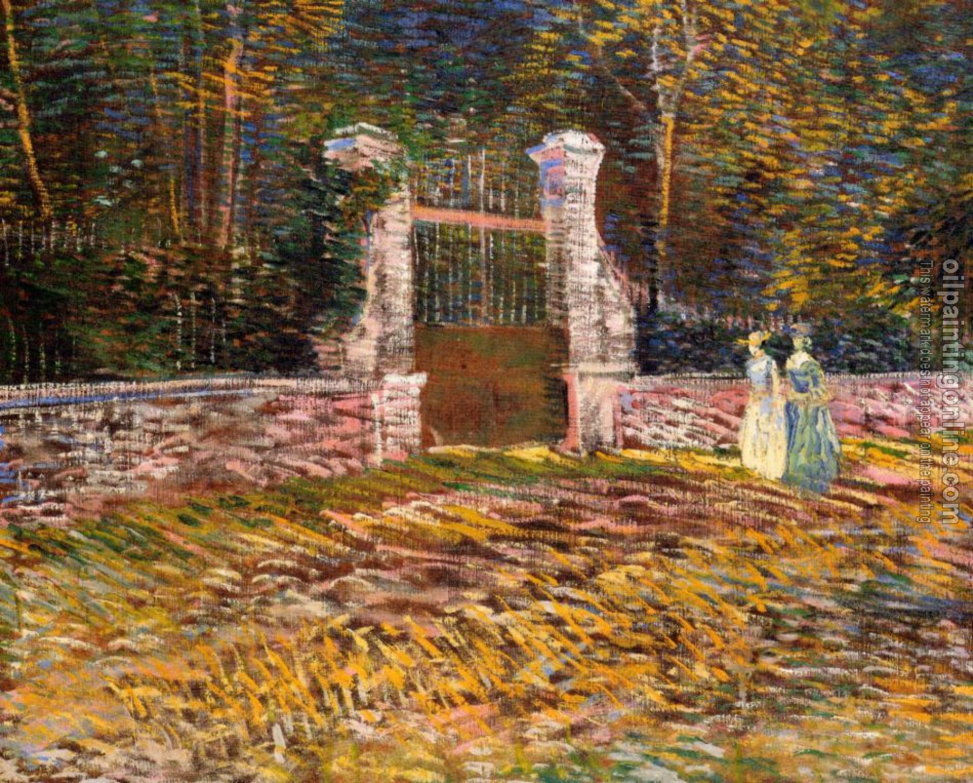 Gogh, Vincent van - Entrance of Voyer-d'Argenson Park at Asnieres